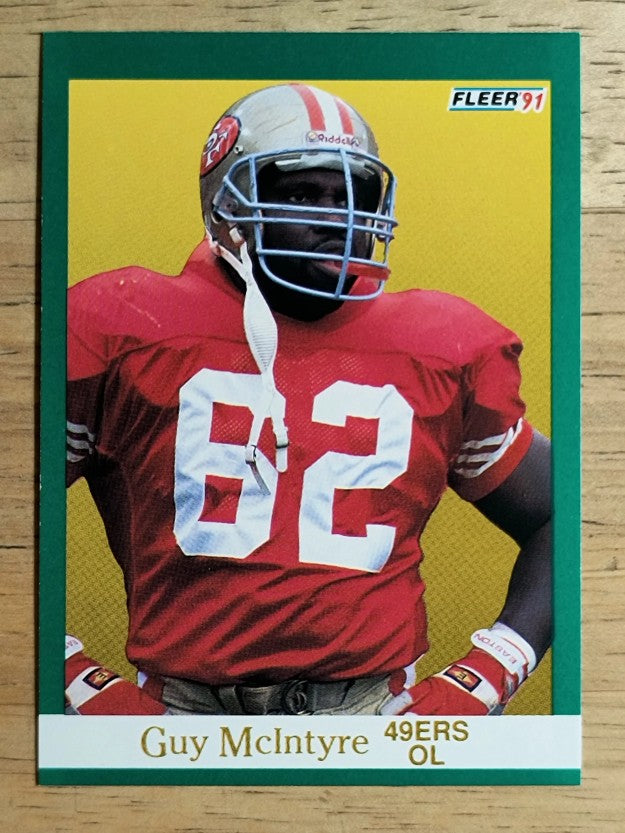 1991 Fleer #359 Guy McIntyre