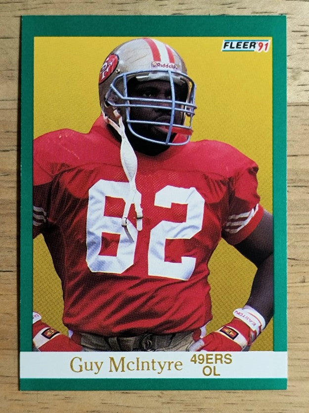 1991 Fleer #359 Guy McIntyre