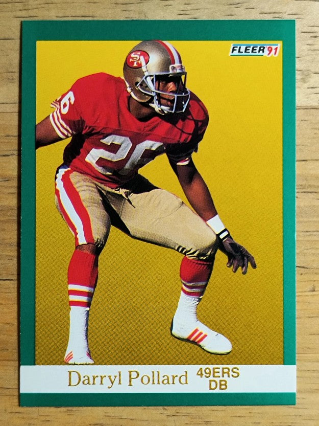 1991 Fleer #361 Darryl Pollard