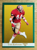 1991 Fleer #362 Tom Rathman