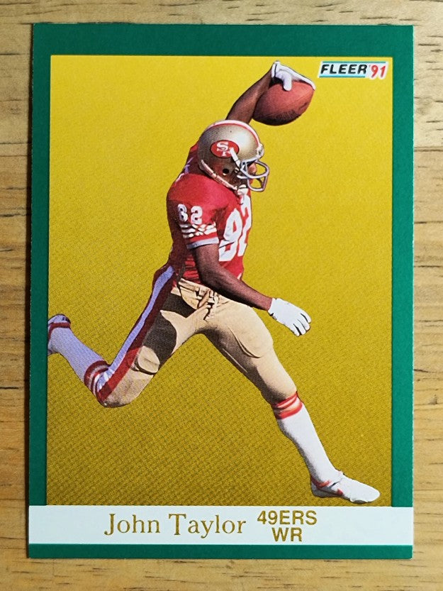 1991 Fleer #365 John Taylor