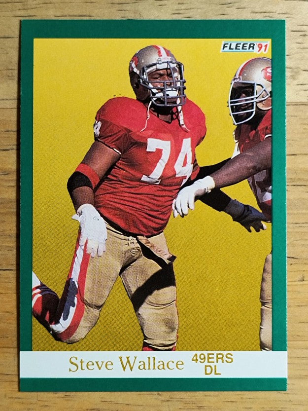 1991 Fleer #366 Steve Wallace