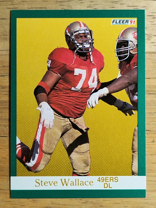 1991 Fleer #366 Steve Wallace