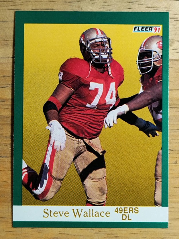 1991 Fleer #366 Steve Wallace