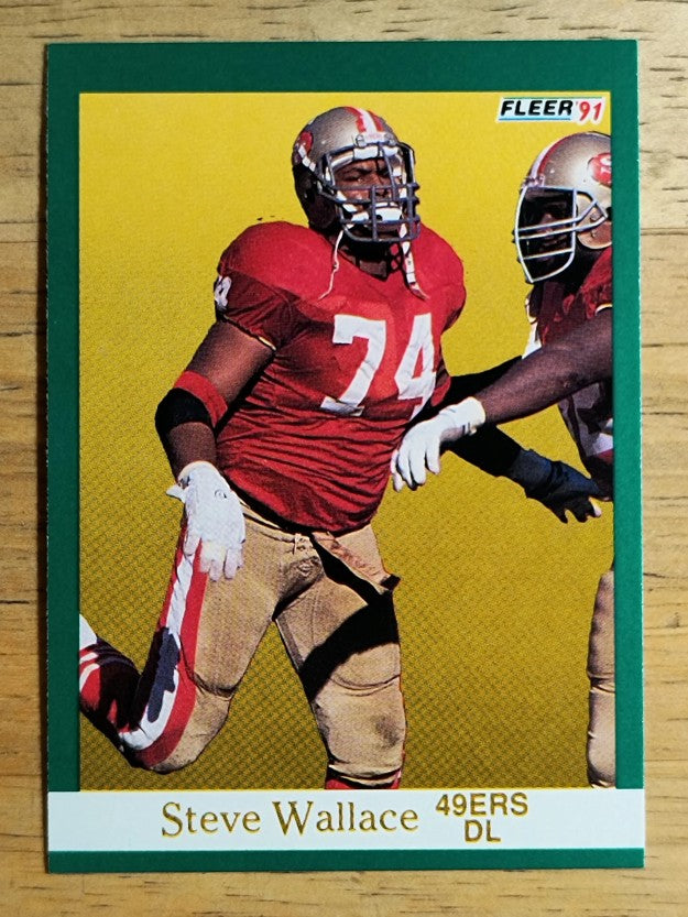 1991 Fleer #366 Steve Wallace