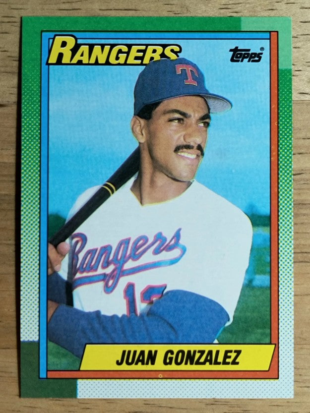 1990 Topps #331 Juan Gonzalez RC
