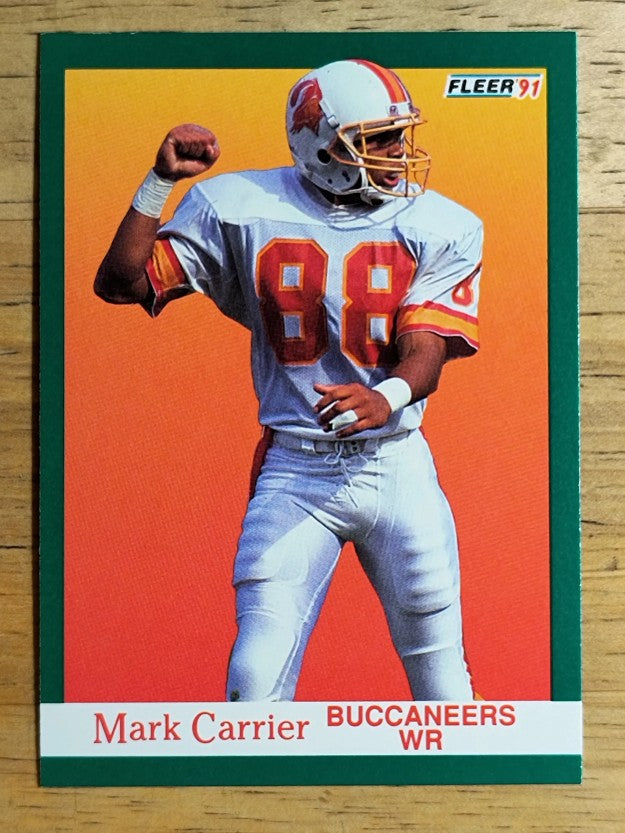 1991 Fleer #370 Mark Carrier WR