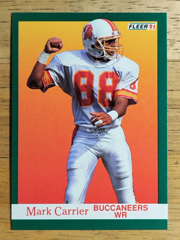 1991 Fleer #370 Mark Carrier WR