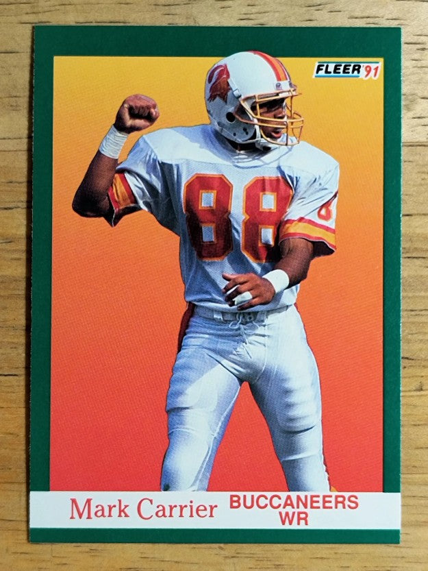 1991 Fleer #370 Mark Carrier WR