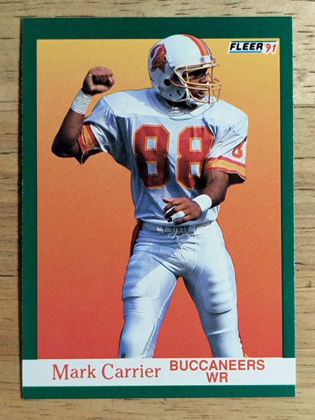 1991 Fleer #370 Mark Carrier WR