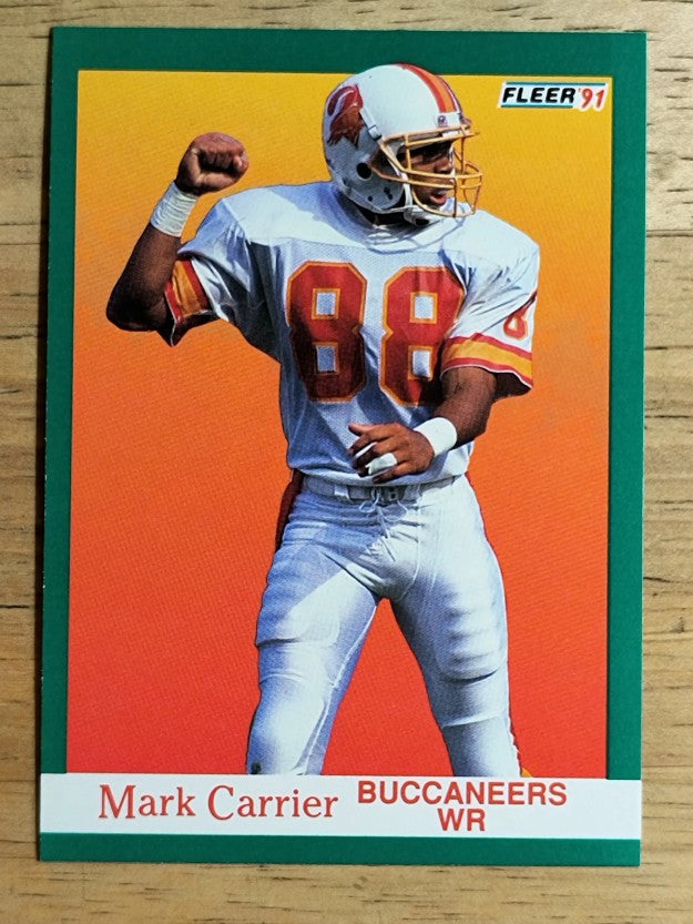 1991 Fleer #370 Mark Carrier WR