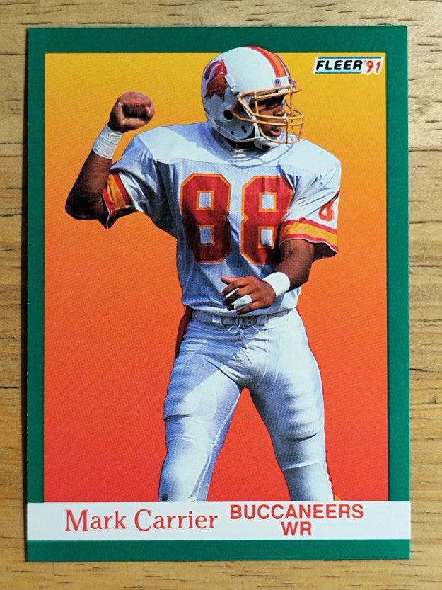 1991 Fleer #370 Mark Carrier WR