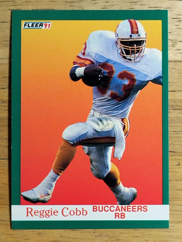 1991 Fleer #371 Reggie Cobb
