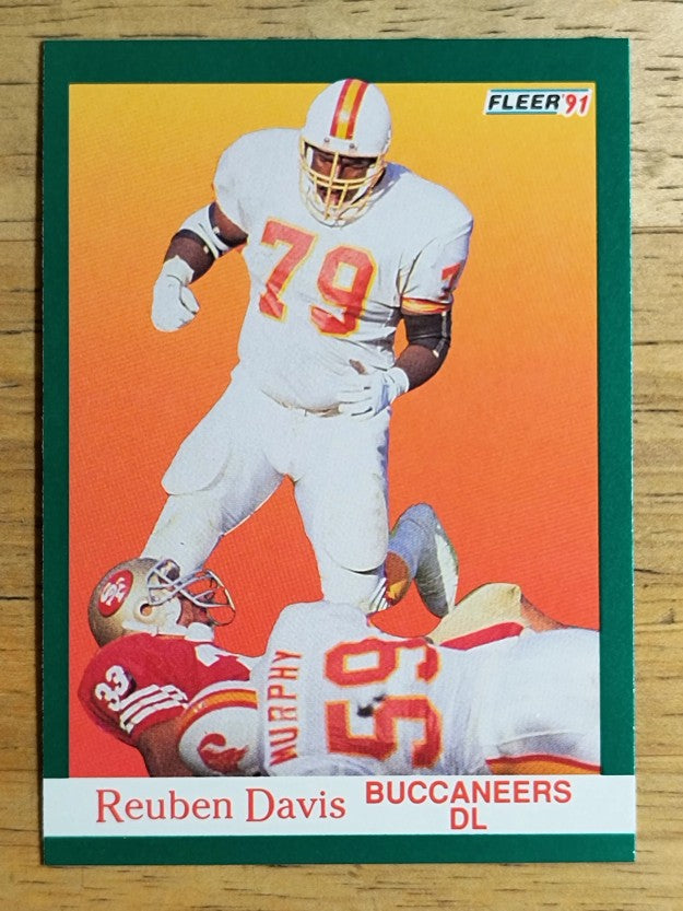 1991 Fleer #372 Reuben Davis