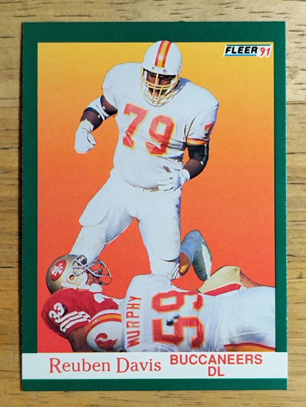 1991 Fleer #372 Reuben Davis
