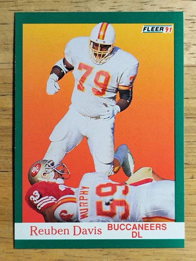 1991 Fleer #372 Reuben Davis