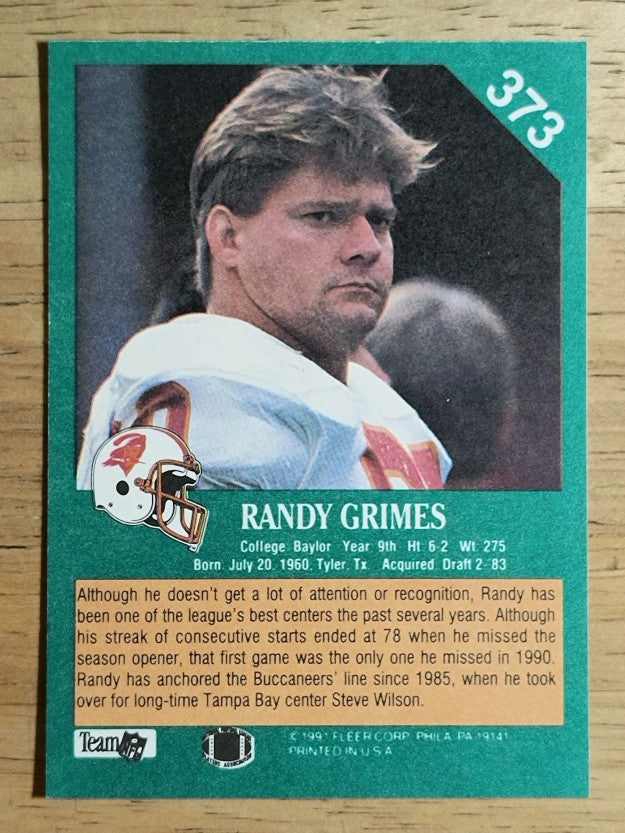 1991 Fleer #373 Randy Grimes