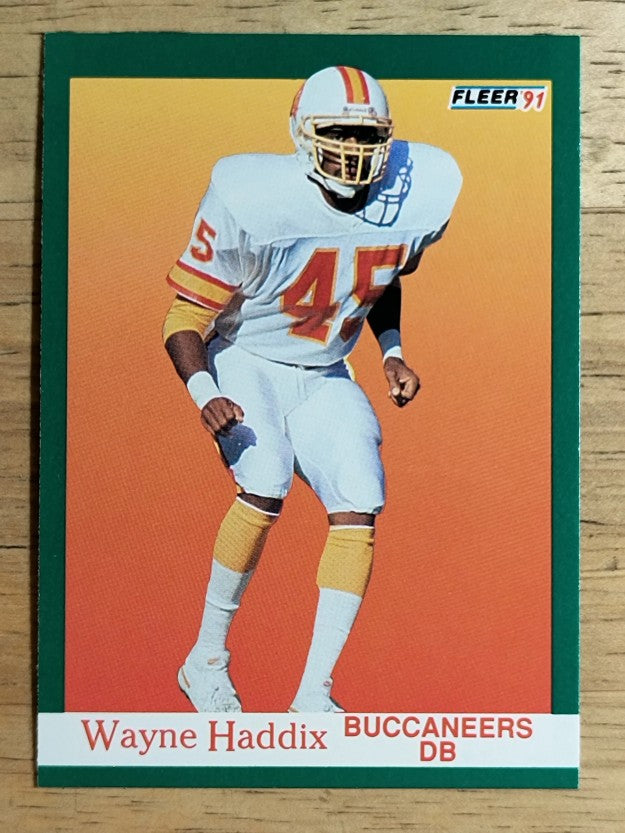 1991 Fleer #374 Wayne Haddix