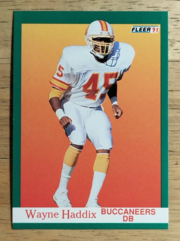1991 Fleer #374 Wayne Haddix