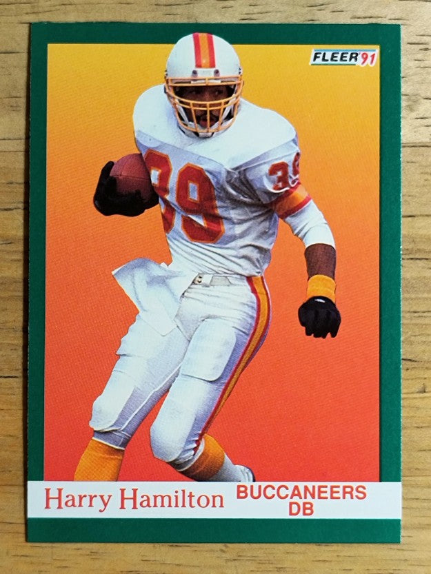 1991 Fleer #376 Harry Hamilton