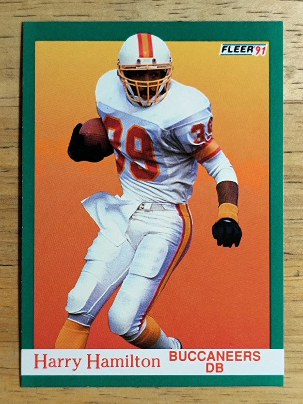 1991 Fleer #376 Harry Hamilton