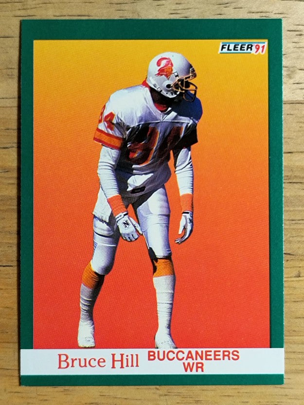 1991 Fleer #377 Bruce Hill