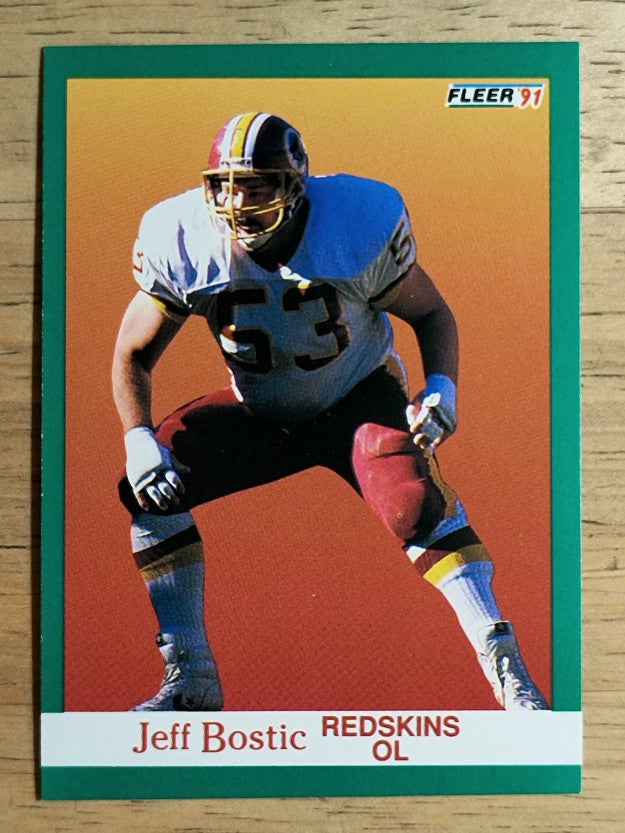 1991 Fleer #382 Jeff Bostic