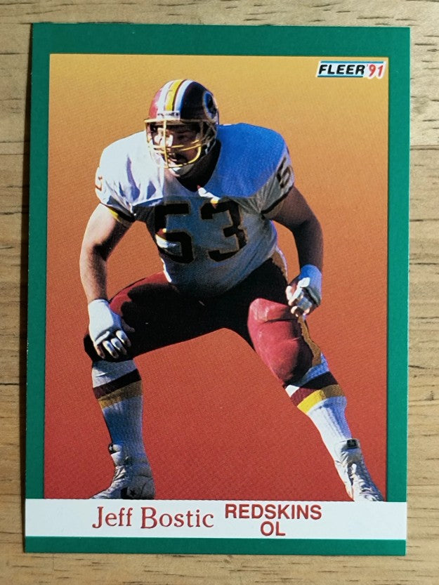 1991 Fleer #382 Jeff Bostic