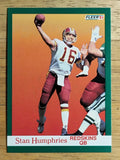 1991 Fleer #387 Stan Humphries