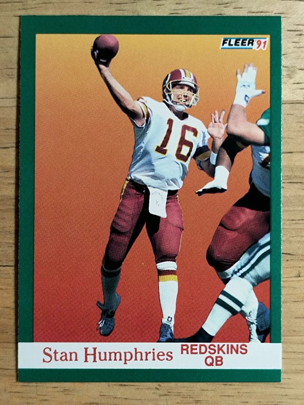 1991 Fleer #387 Stan Humphries
