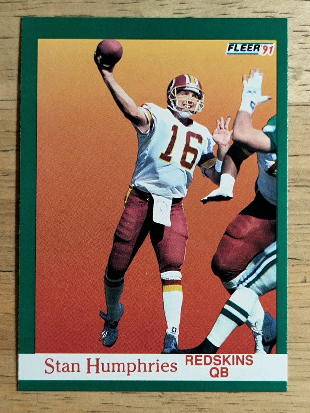 1991 Fleer #387 Stan Humphries