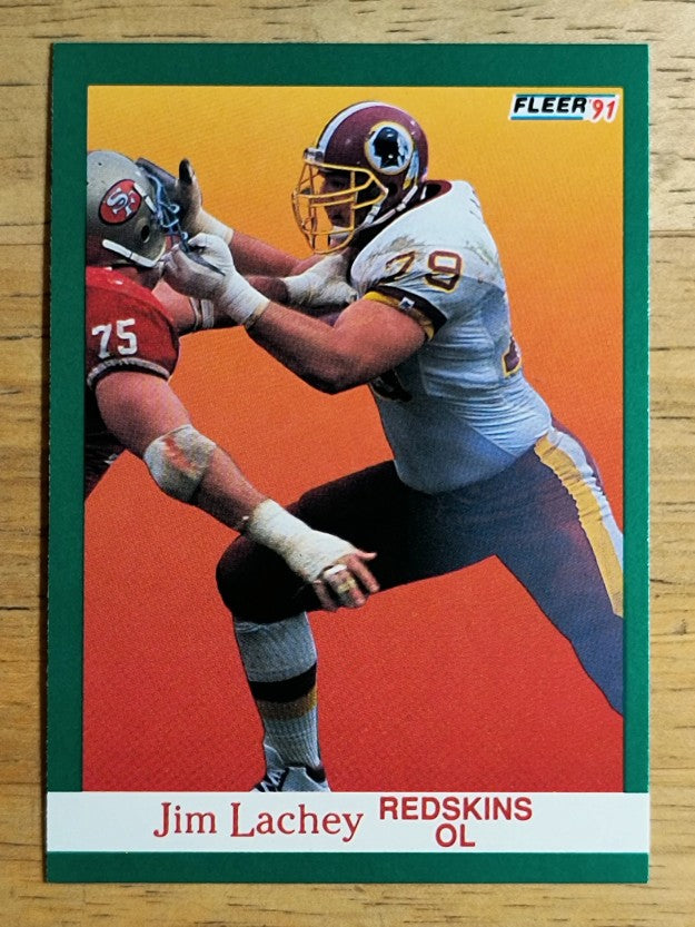 1991 Fleer #388 Jim Lachey