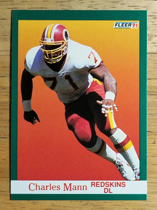 1991 Fleer #389 Charles Mann