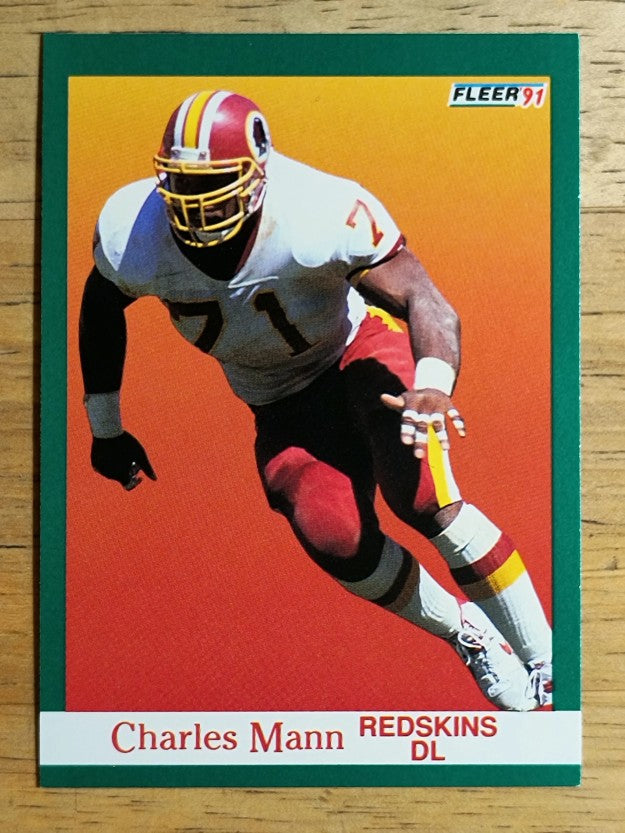 1991 Fleer #389 Charles Mann