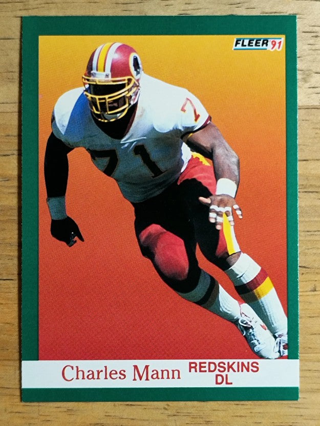 1991 Fleer #389 Charles Mann