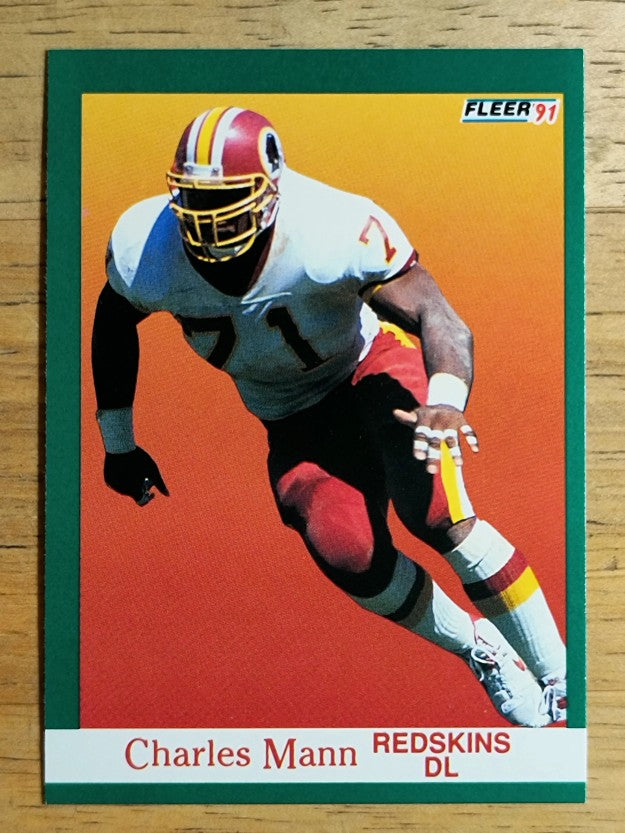 1991 Fleer #389 Charles Mann