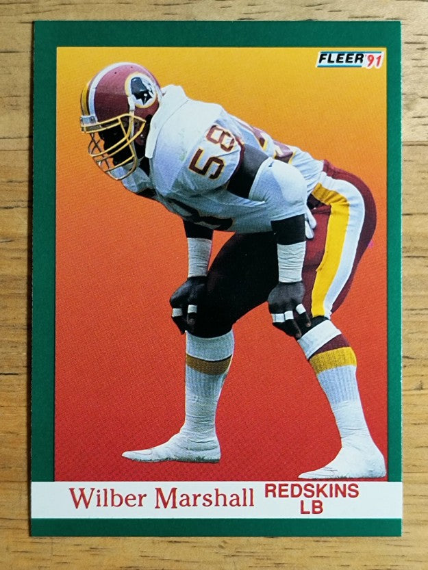 1991 Fleer #390 Wilber Marshall