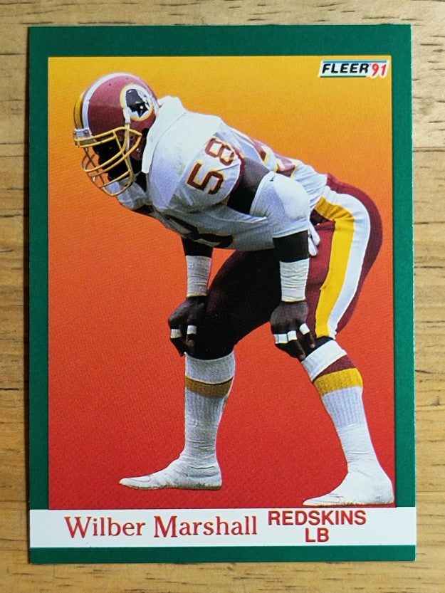 1991 Fleer #390 Wilber Marshall