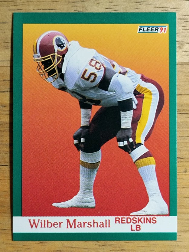 1991 Fleer #390 Wilber Marshall