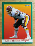 1991 Fleer #390 Wilber Marshall