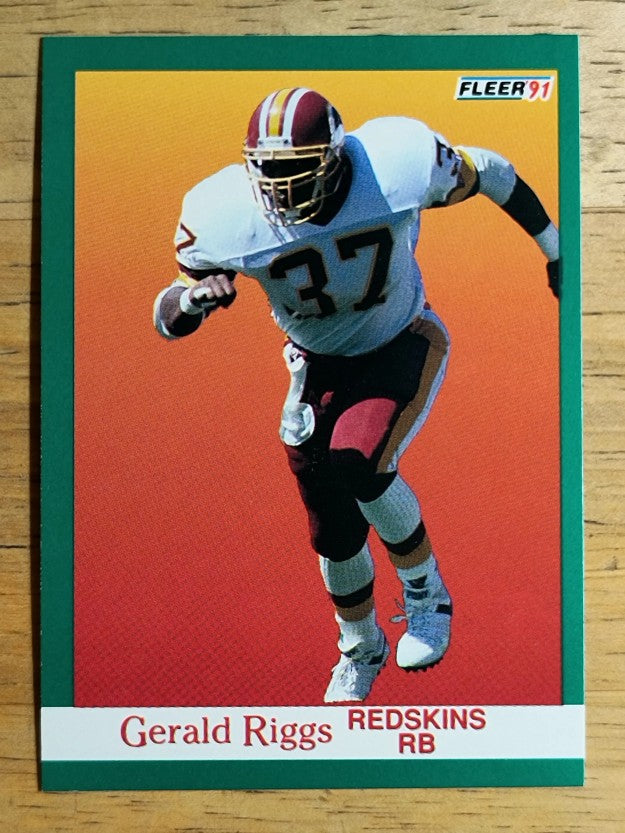 1991 Fleer #392 Gerald Riggs