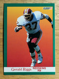 1991 Fleer #392 Gerald Riggs