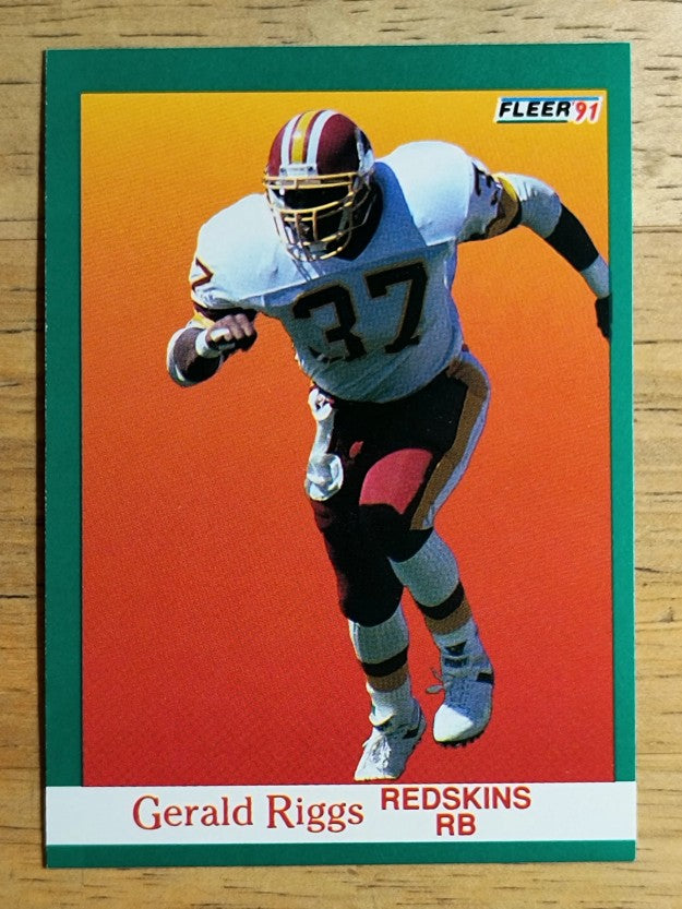 1991 Fleer #392 Gerald Riggs