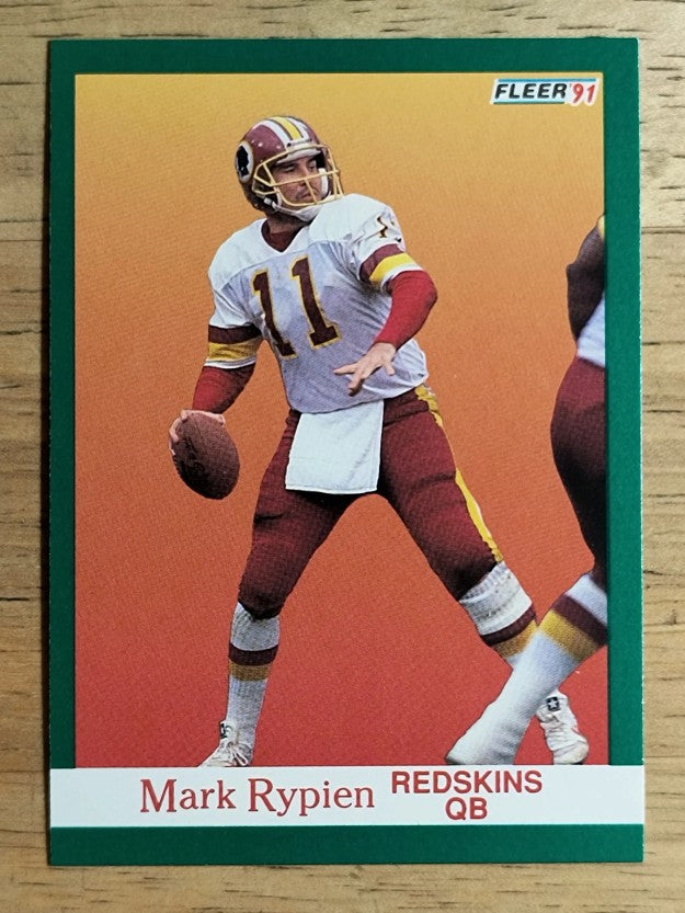 1991 Fleer #393 Mark Rypien