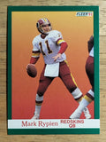 1991 Fleer #393 Mark Rypien