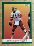 1991 Fleer #393 Mark Rypien