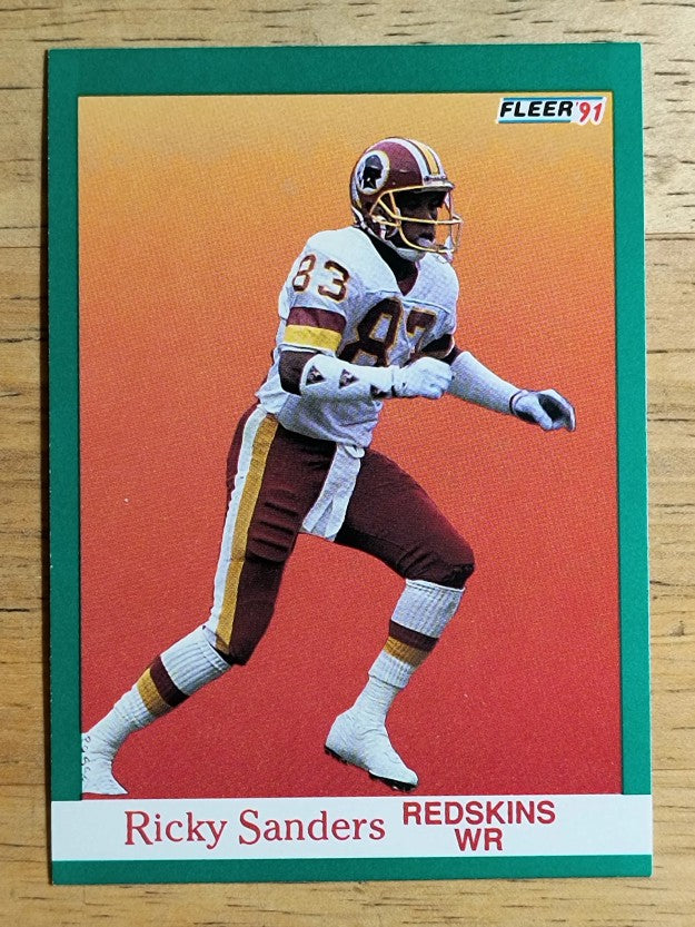 1991 Fleer #394 Ricky Sanders