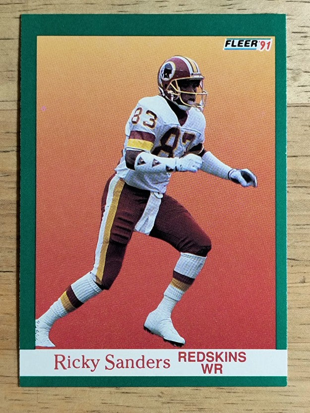 1991 Fleer #394 Ricky Sanders