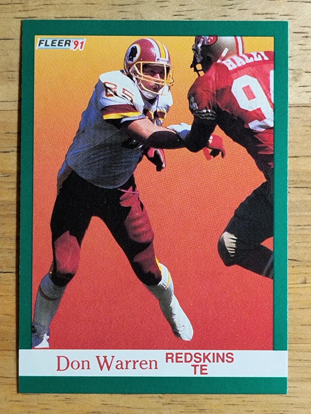1991 Fleer #395 Don Warren
