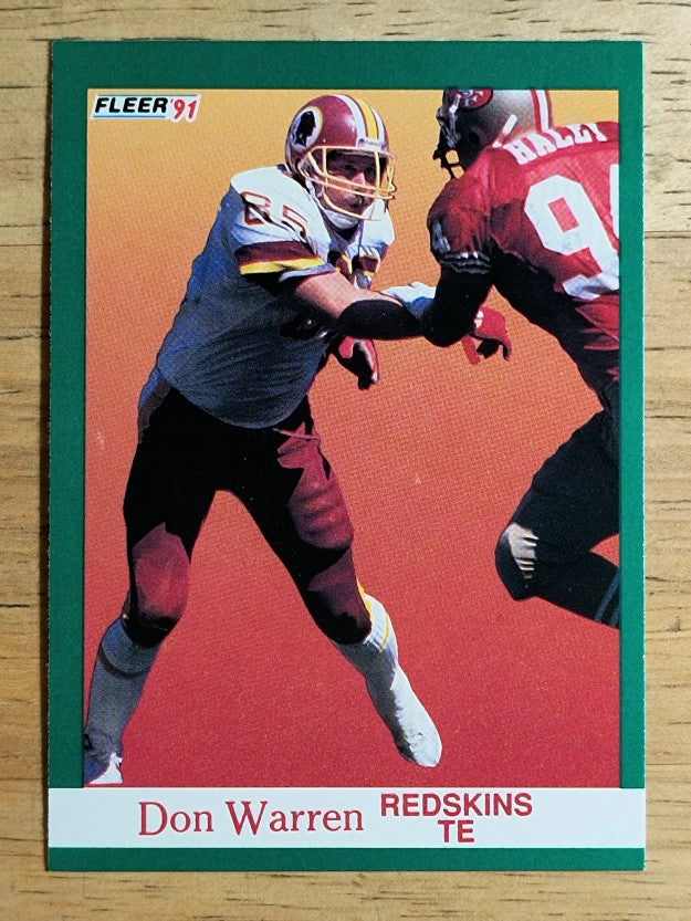 1991 Fleer #395 Don Warren